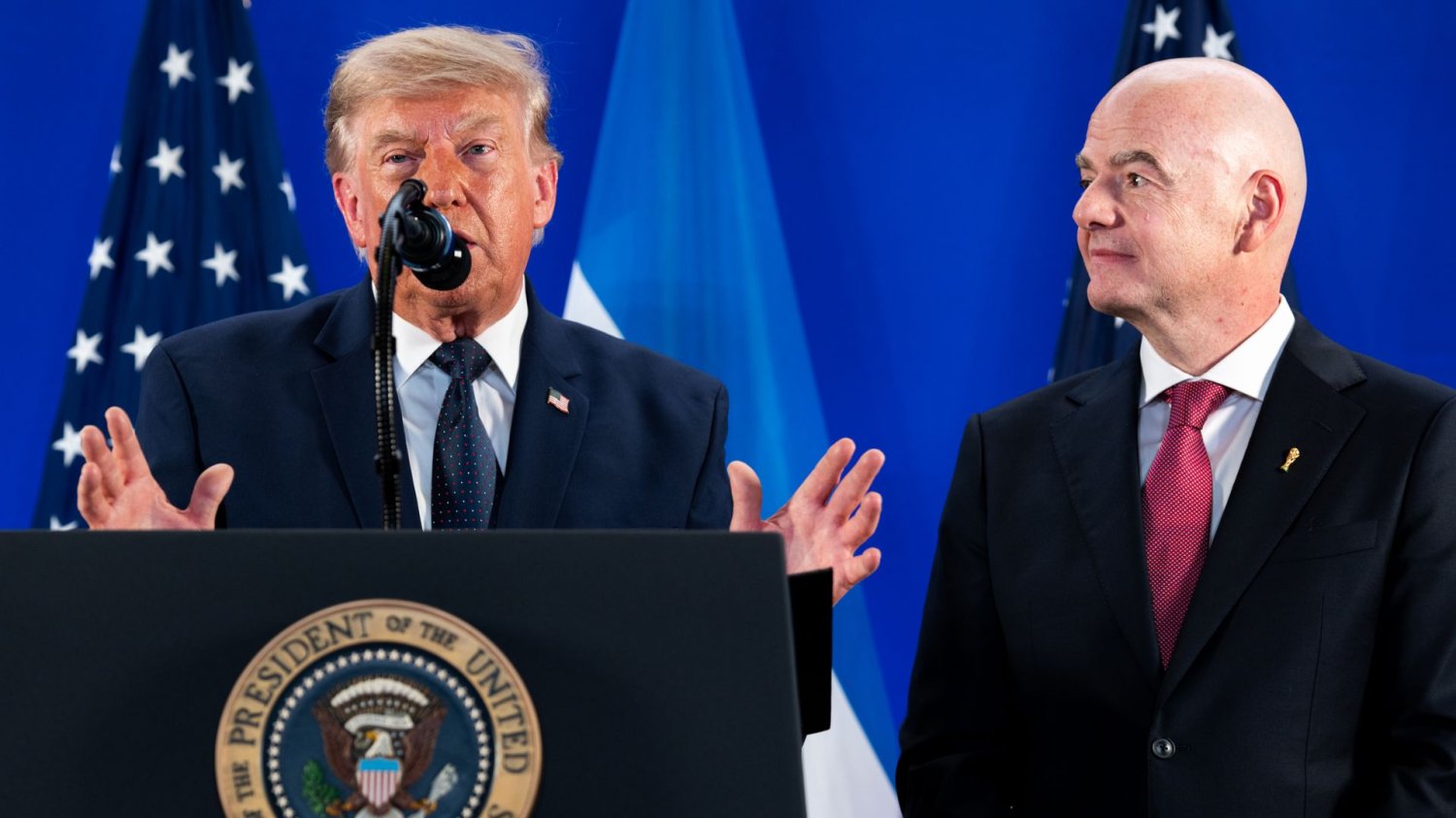 Trump, Infantino