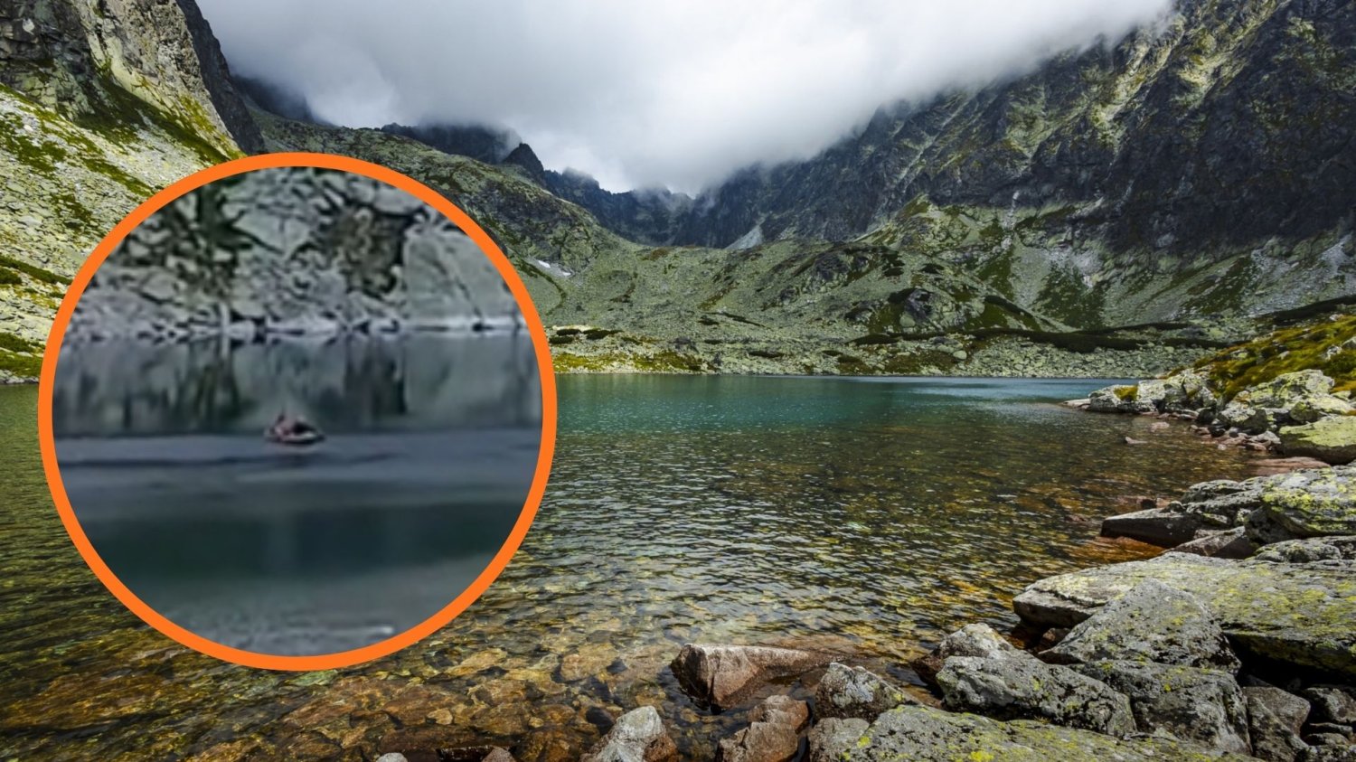 Turyści w Tatrach urządzili sobie spływ kajakiem