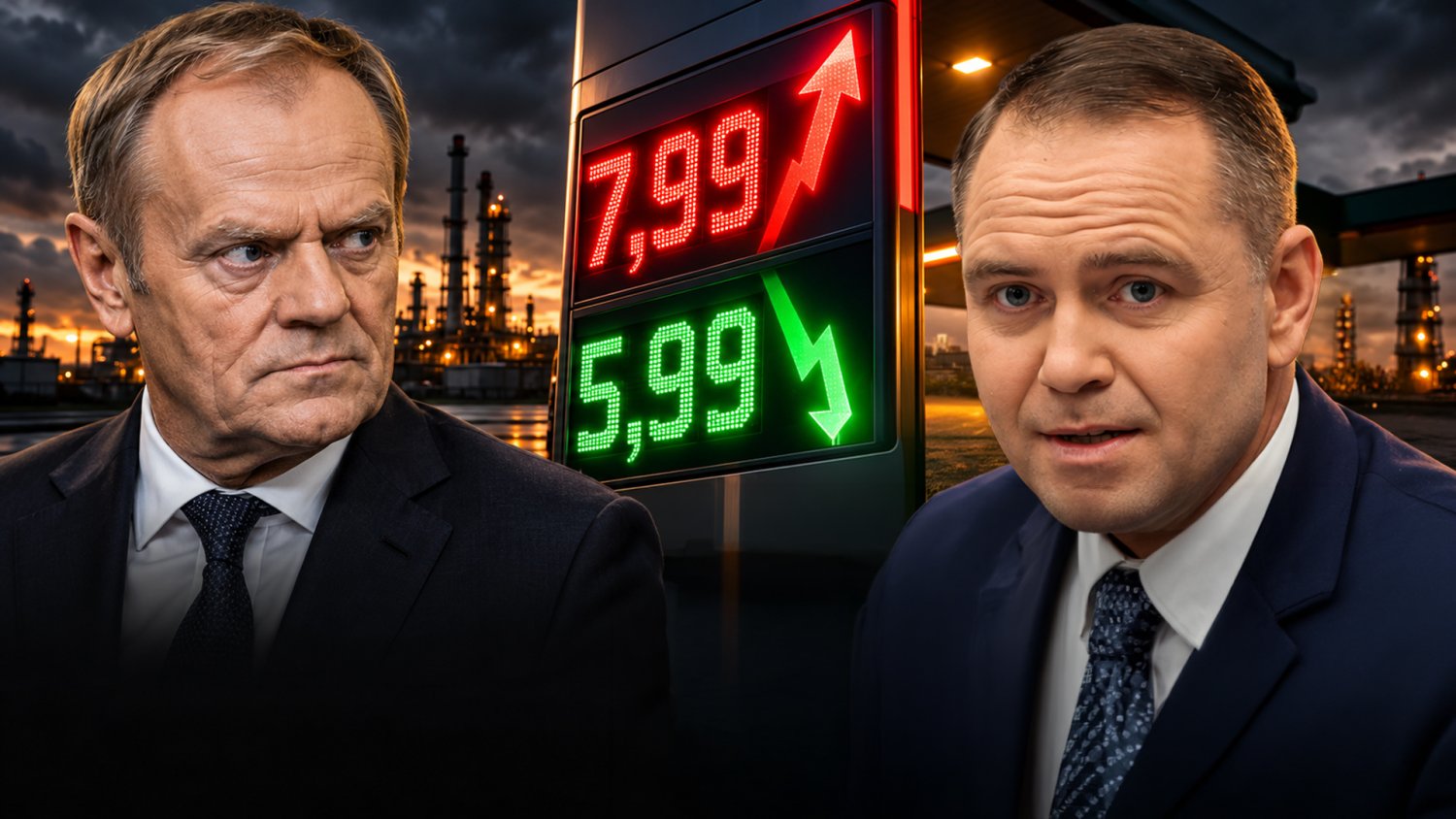 Robimy wielki test ustaw paliwowych. Tusk czy Nawrocki – kto da ci tańsze paliwo?