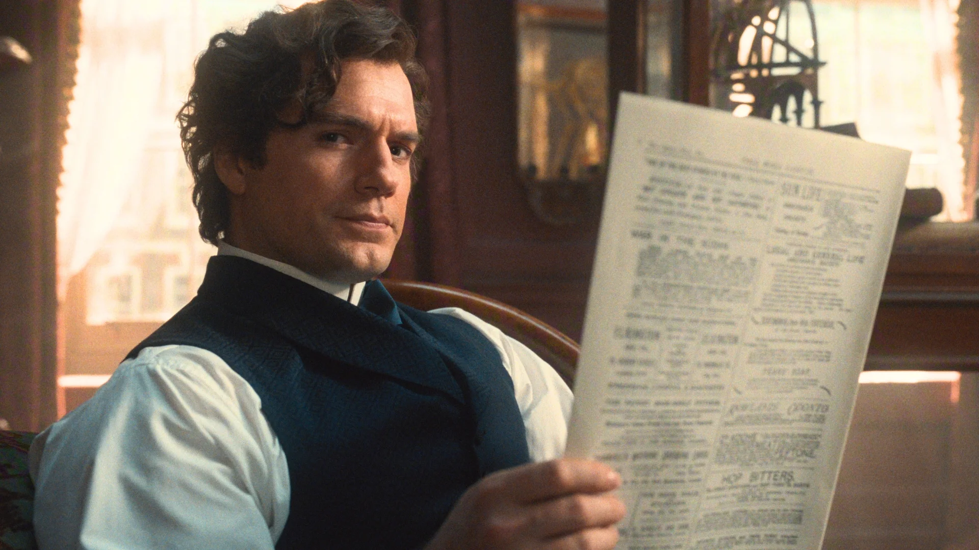 Henry Cavill w filmie "Enola Holmes 3"
