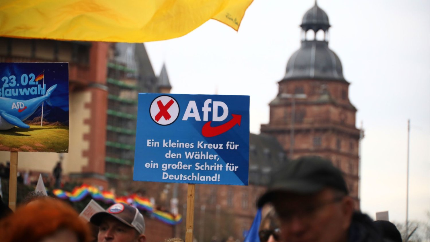 zwolennicy niemieckiej AfD