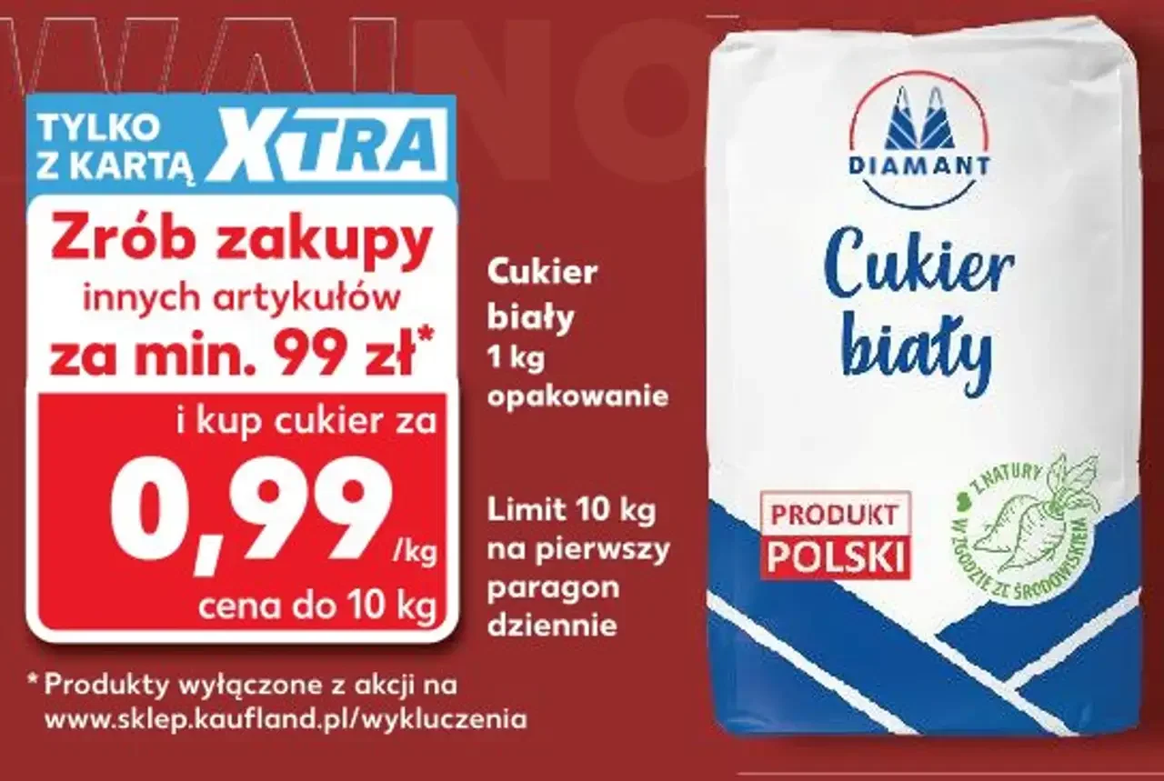 Cukier w Kauflandzie