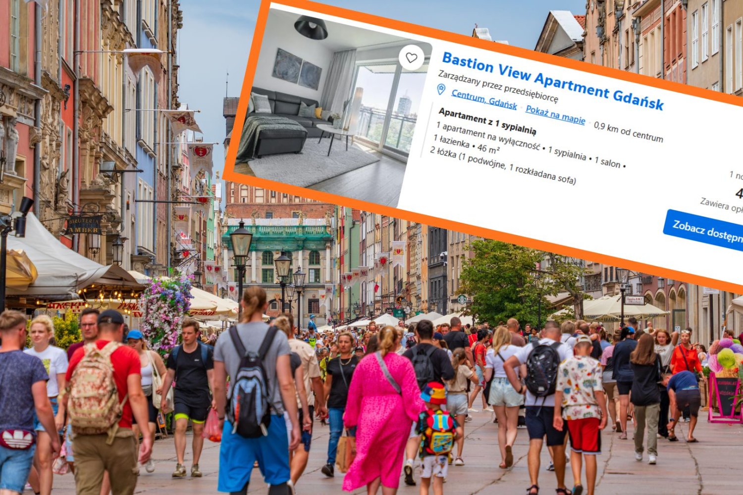 W Gdańsku pojawiło się oszustwo na Booking.com na grube pieniądze