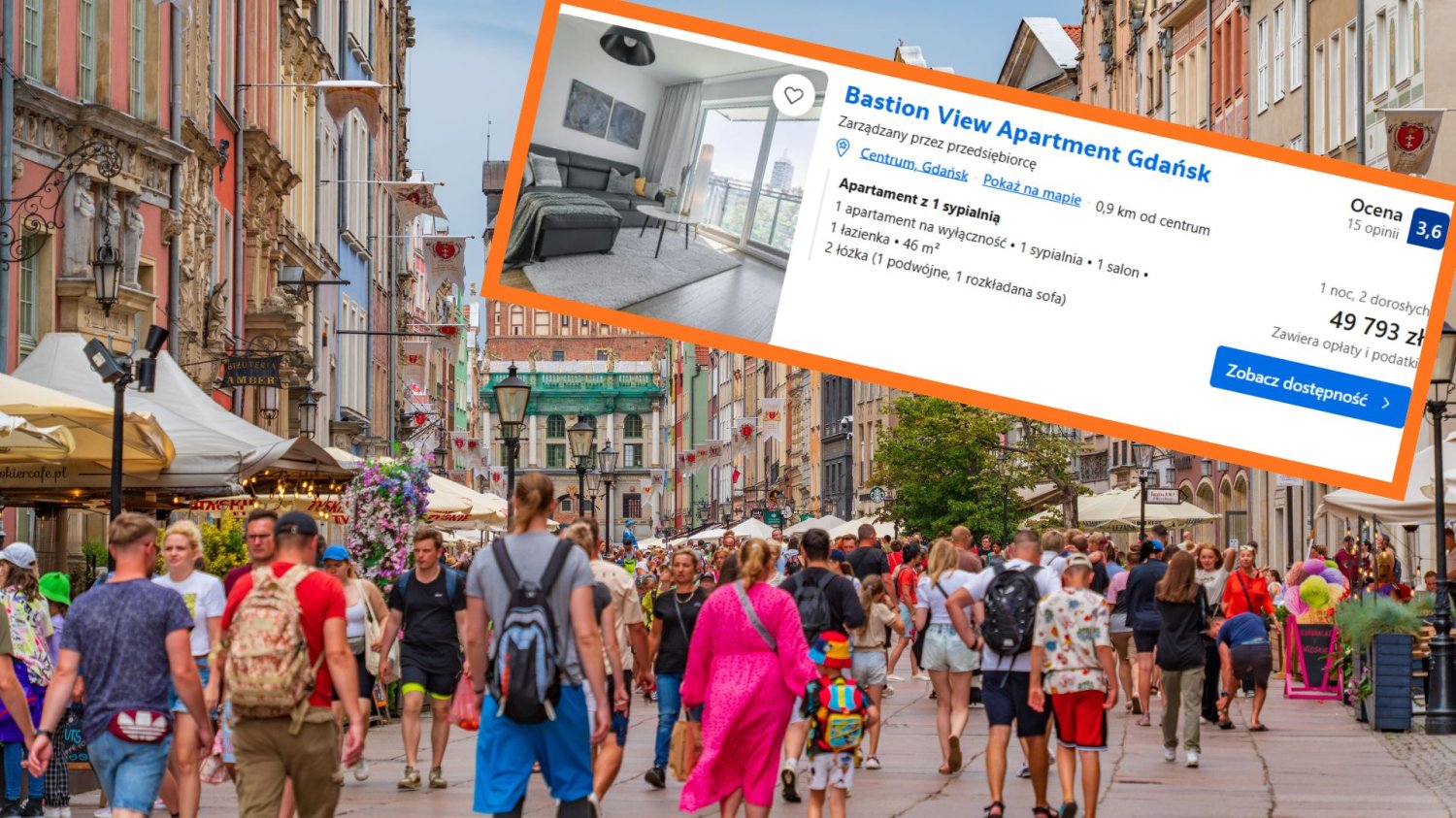 W Gdańsku pojawiło się oszustwo na Booking.com na grube pieniądze