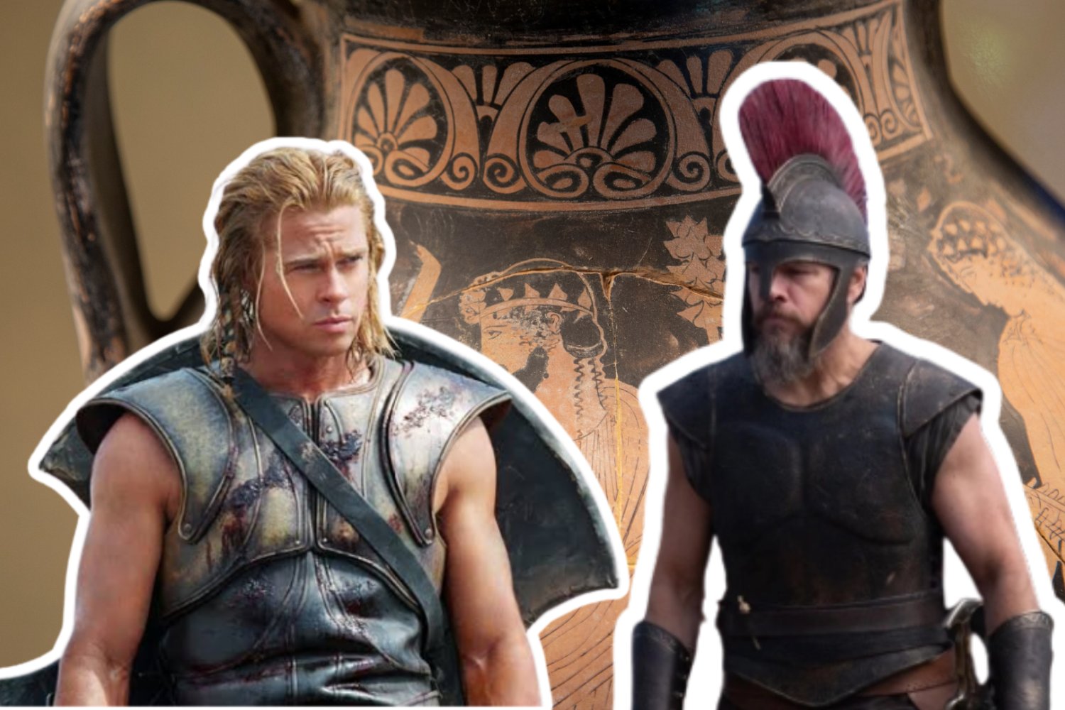 Hollywood mocno zafałszowuje w filmach fabułę dzieł Homera. "Odyseja" jest o wiele dziwniejsza waza grecka, na 1. planie Achilles i Odys