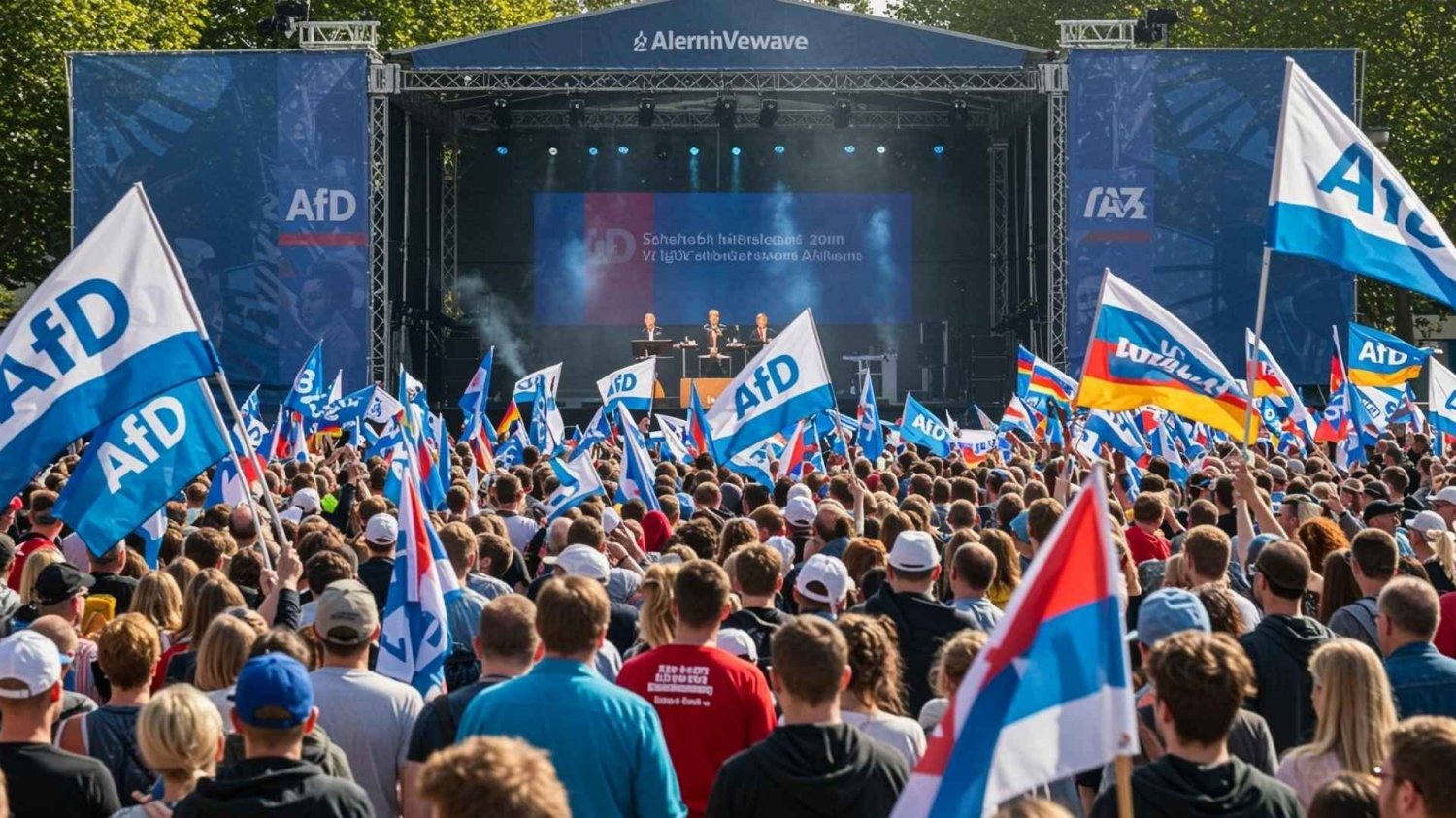 wiec wyborczy AfD