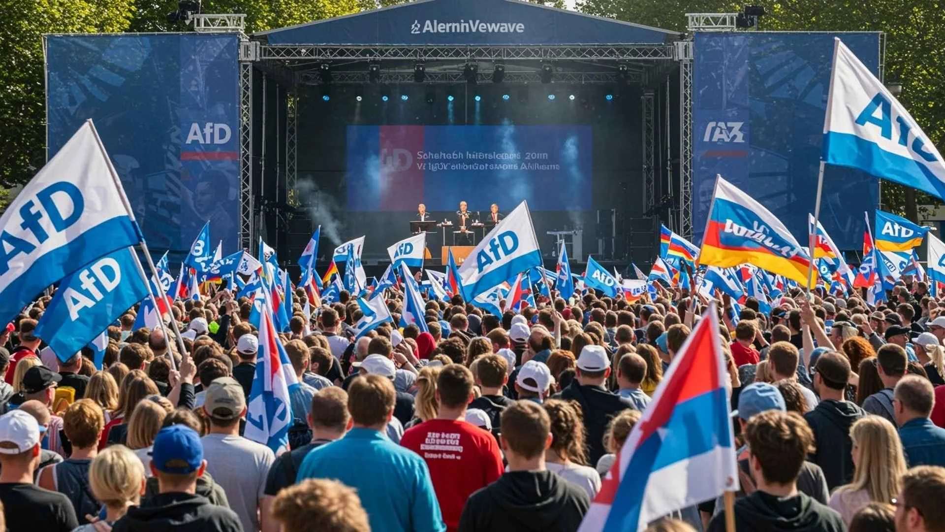 wiec wyborczy AfD