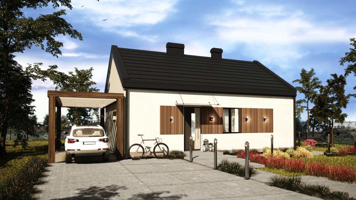 Wymarzony dom 50 m2 na emeryturę. Projekt bez schodów pobierzesz za darmo z sieci