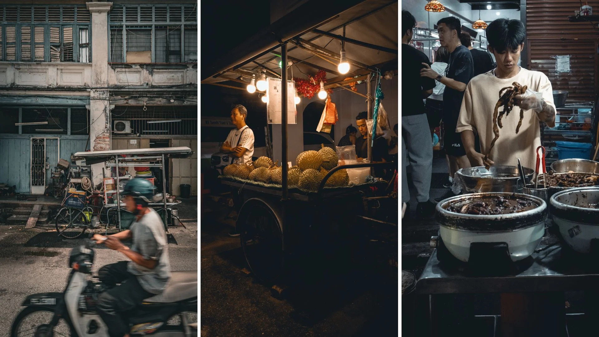 Penang słynie z ulicznego jedzenia Penang, czyli malajska stolica street foodu