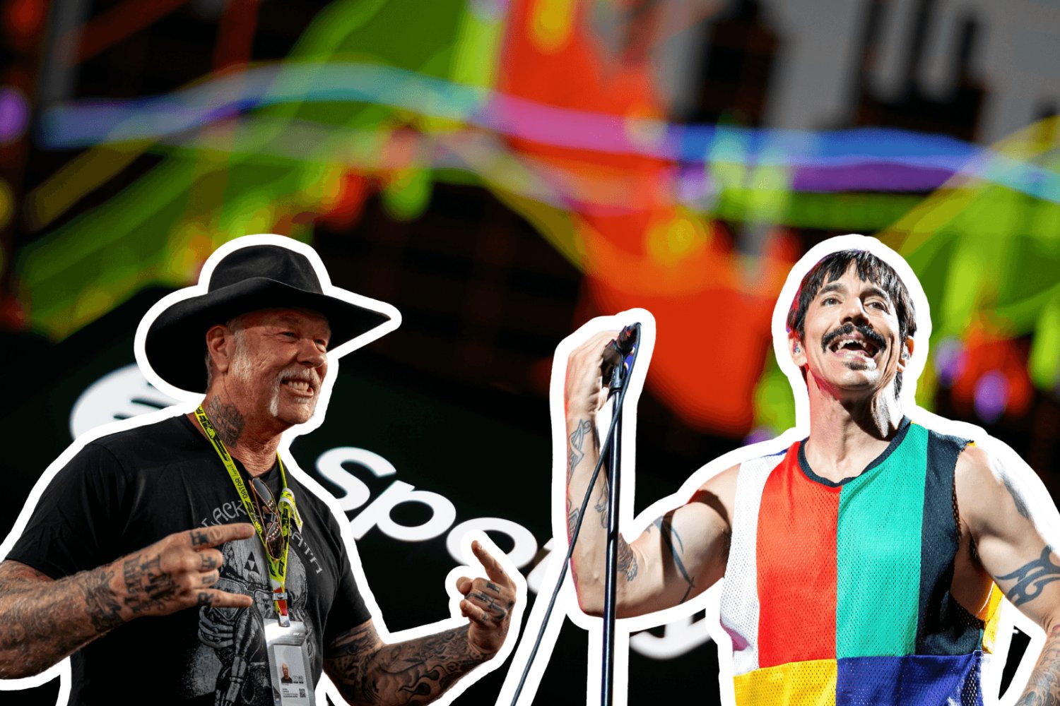 wokaliści metalliki i red hot chili peppers