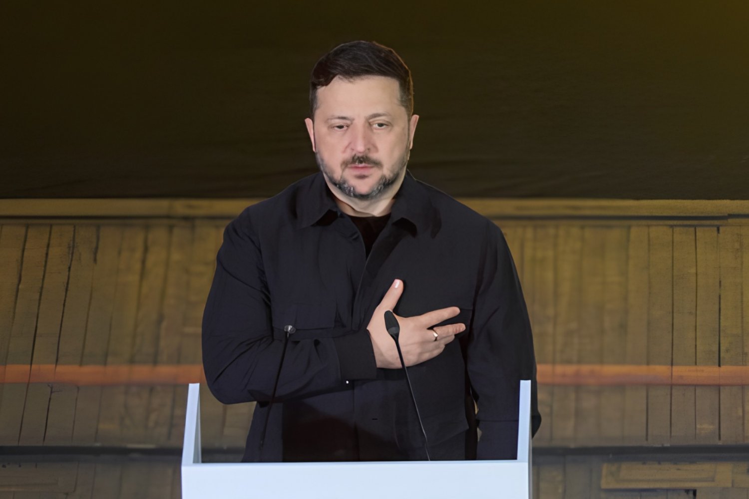 Lew Biały jak Orzeł Biały. Kolejny kraj chce odebrać Zełenskiemu order Wołodymyr Zełenski