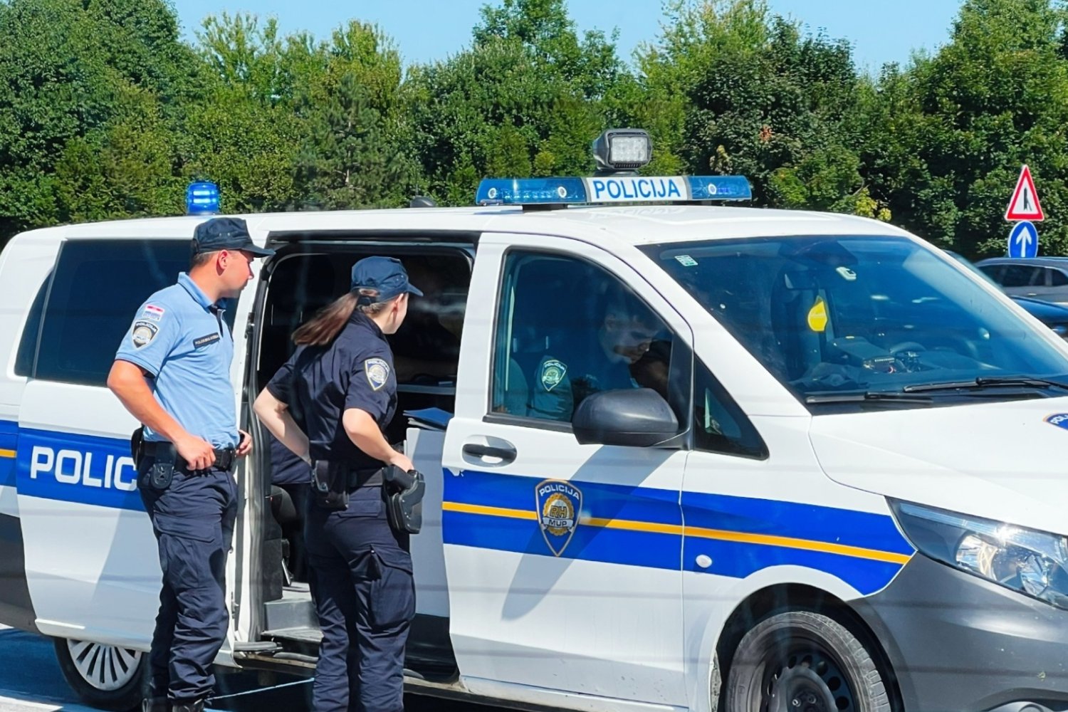 Wóz policyjny chorwackiej policji