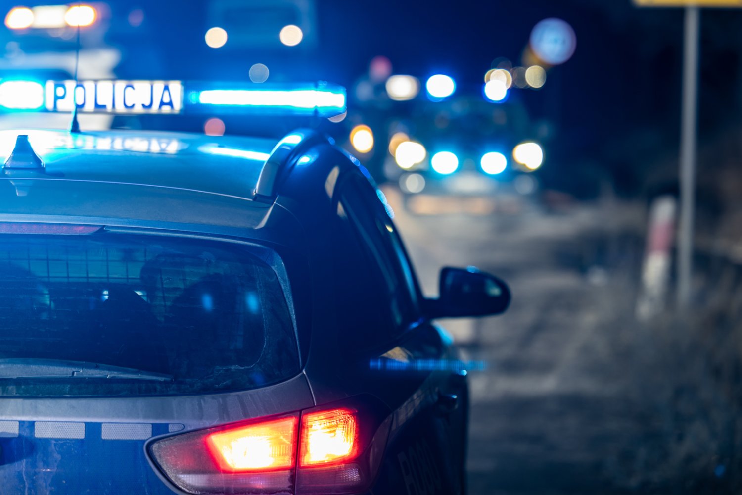 Wypadek, policja Wypadek, policja