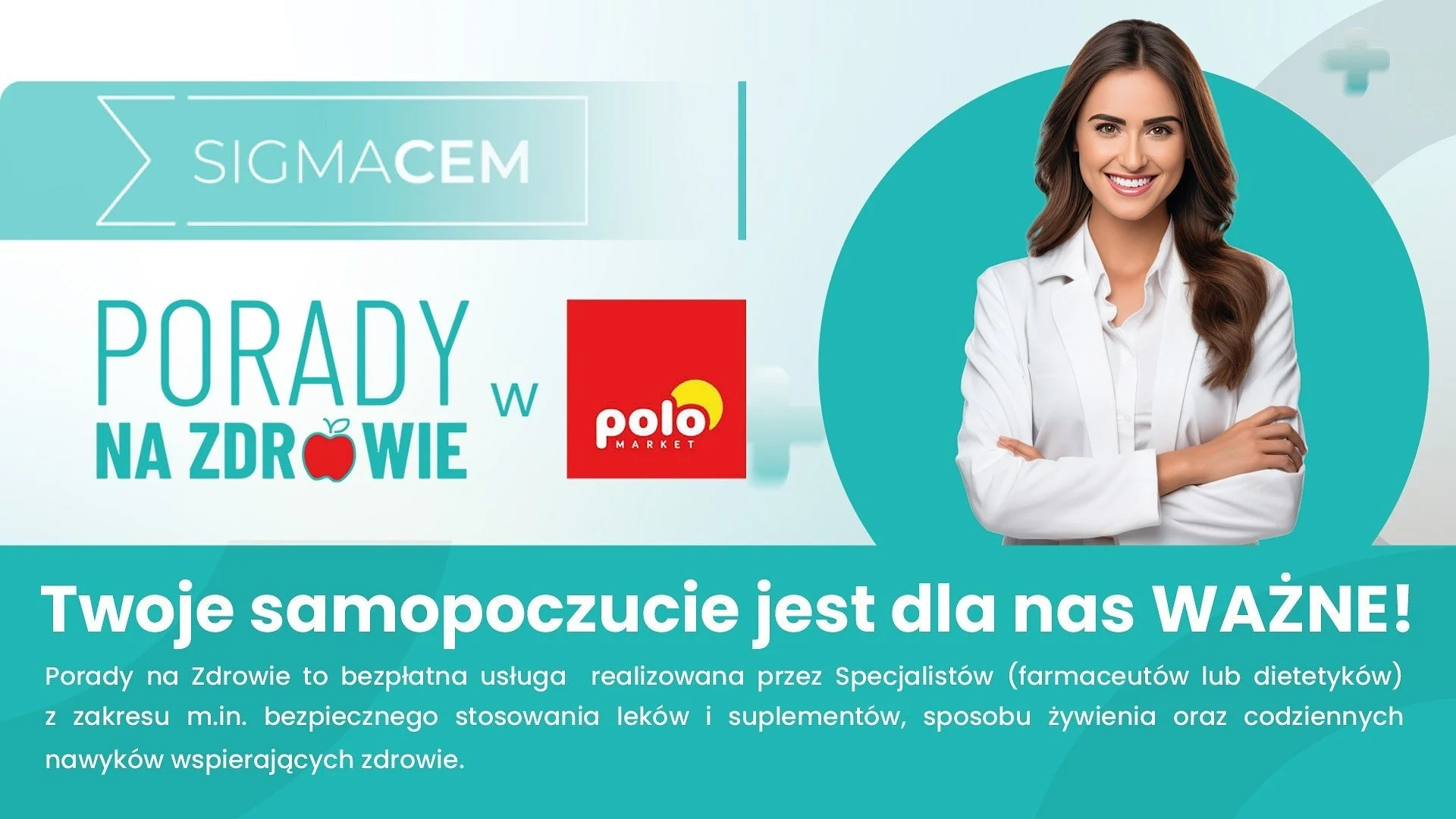 Bezpłatne konsultacje z farmaceutą i dietetykiem. POLOmarket uruchamia "Porady na Zdrowie"