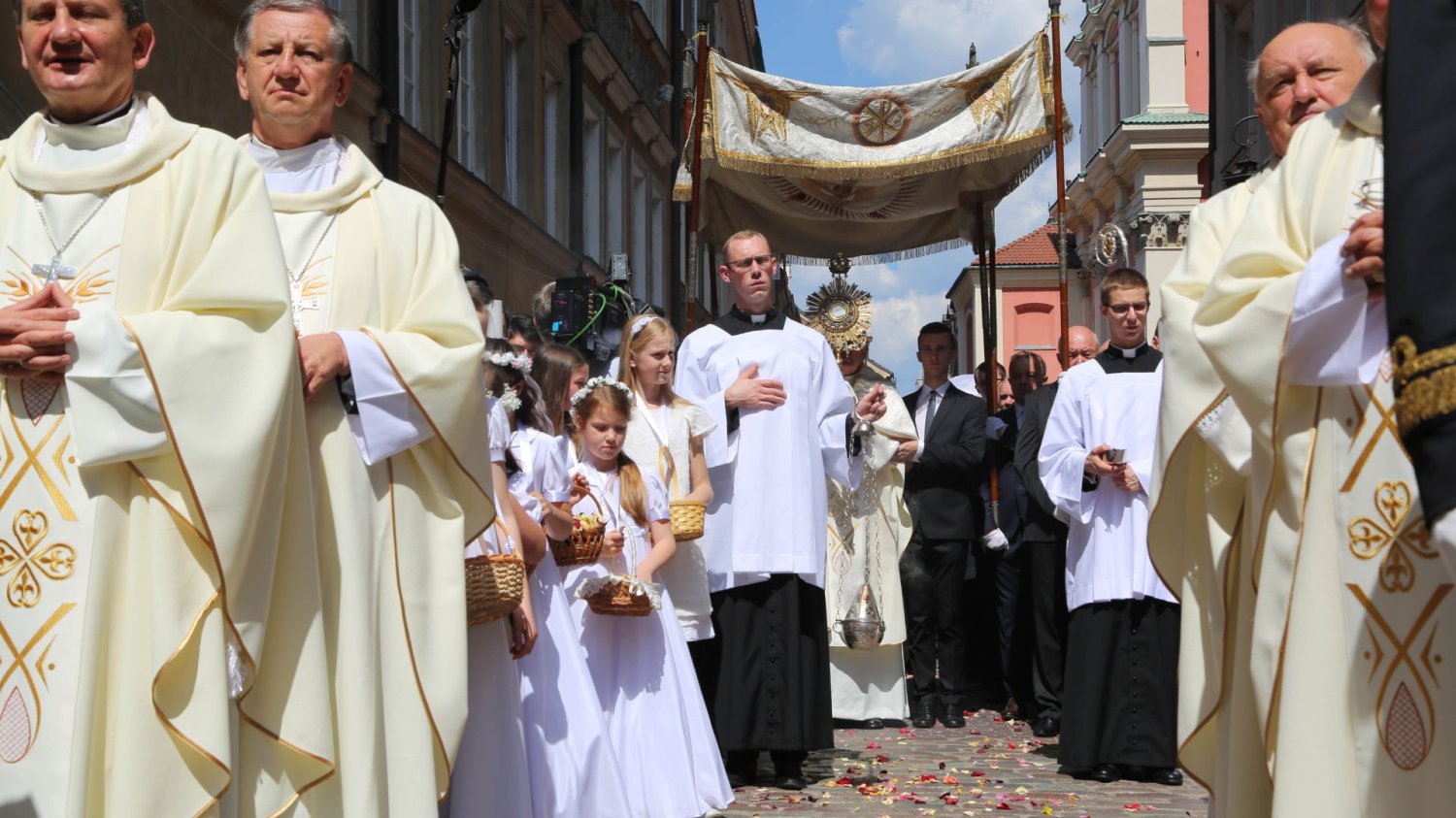 Procesja w Boże Ciało.
