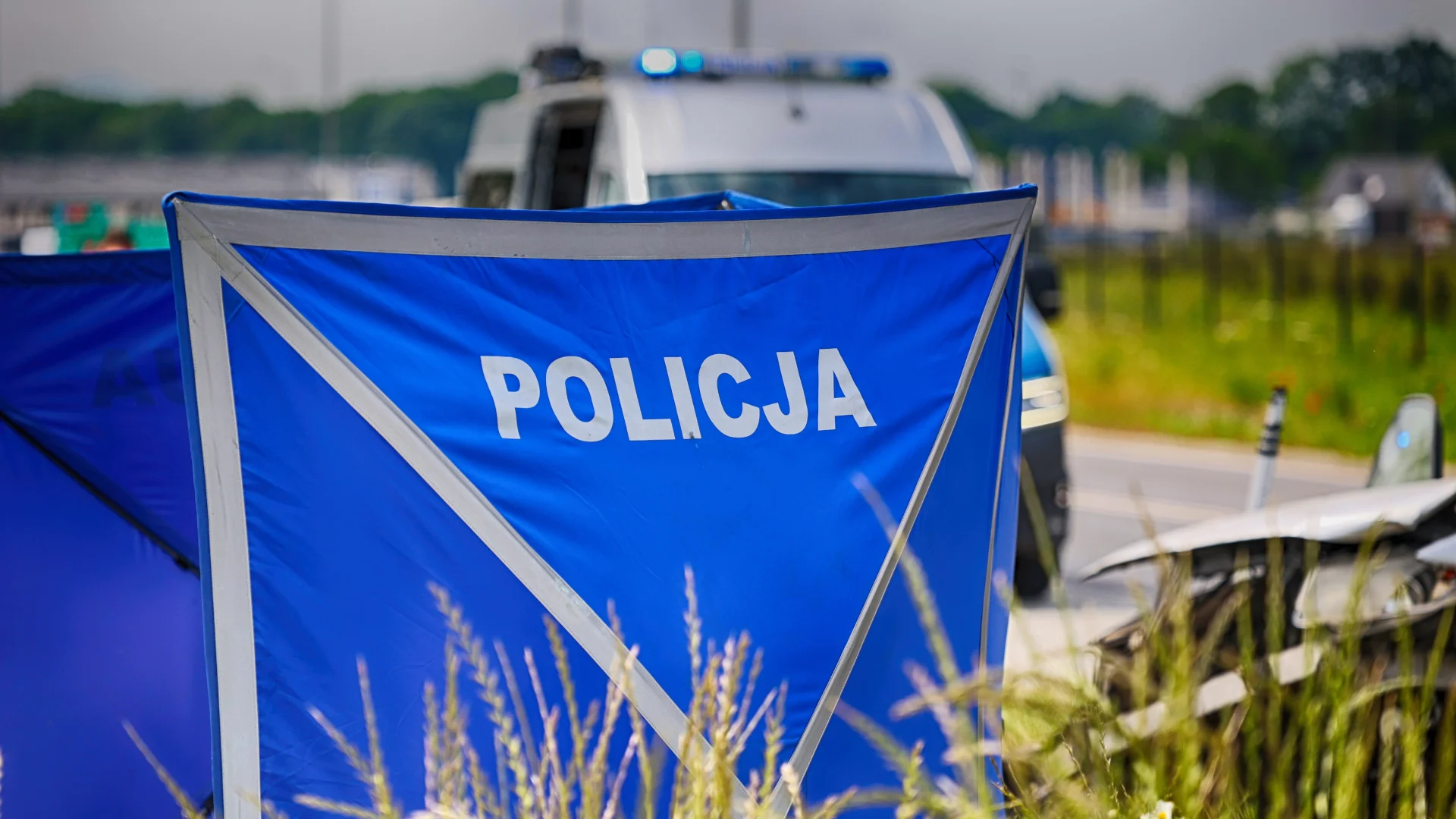 Zablokowana autostrada A1 pod Częstochową, wypadek z udziałem ciężarówki i ekipy remontowej