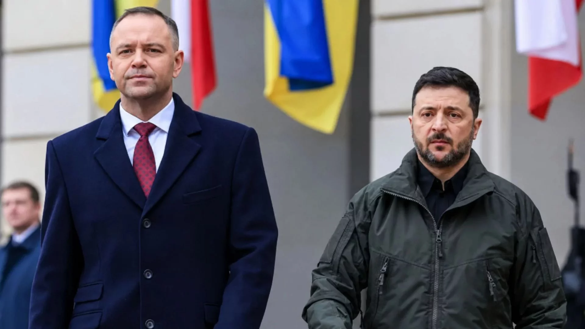 Relacje Polski i Ukrainy są napięte. Polacy wskazali winnego tego sporu. Zełenski, Nawrocki