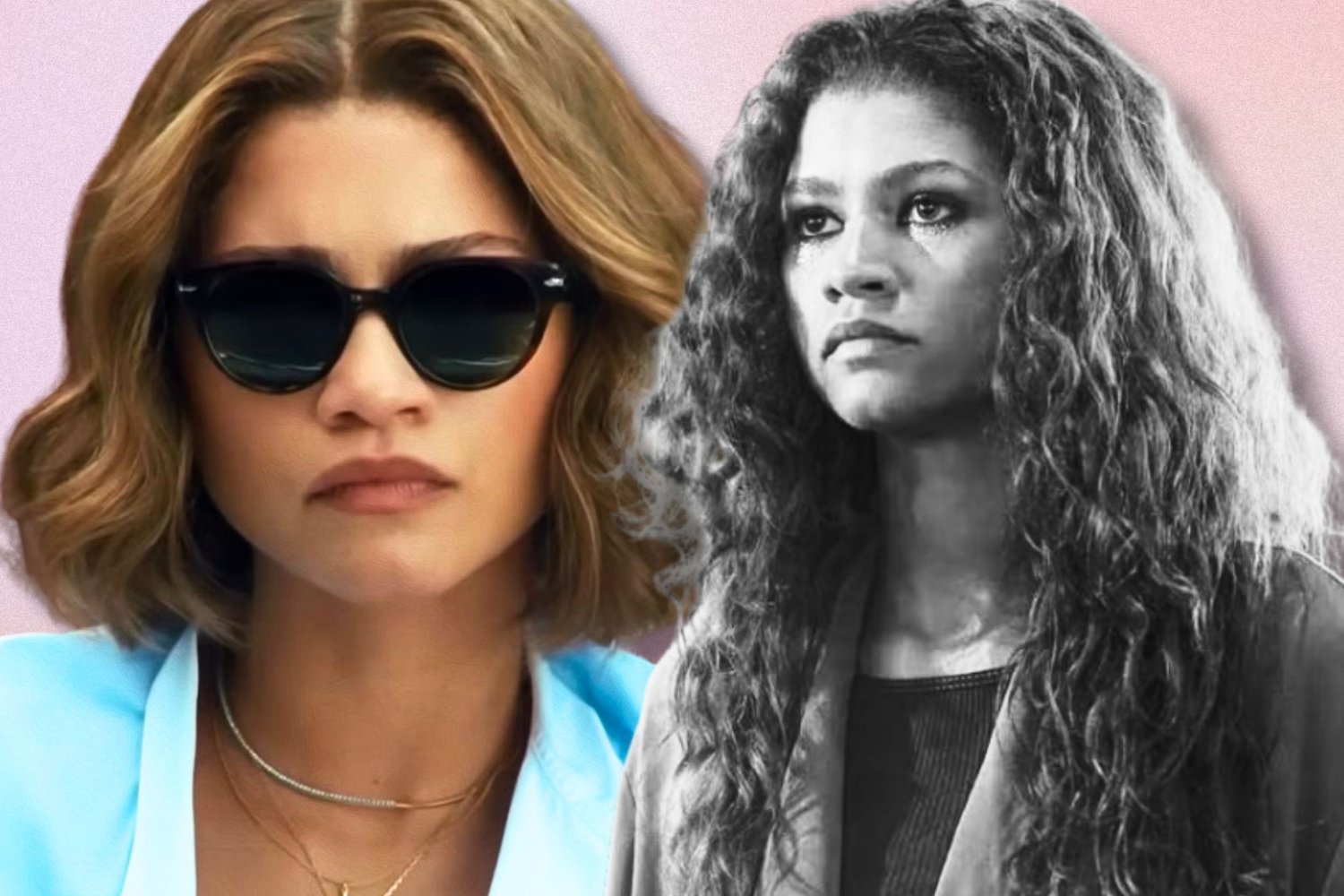 Zendaya jako Tashi w Challengers i Rue Bennett Euforii