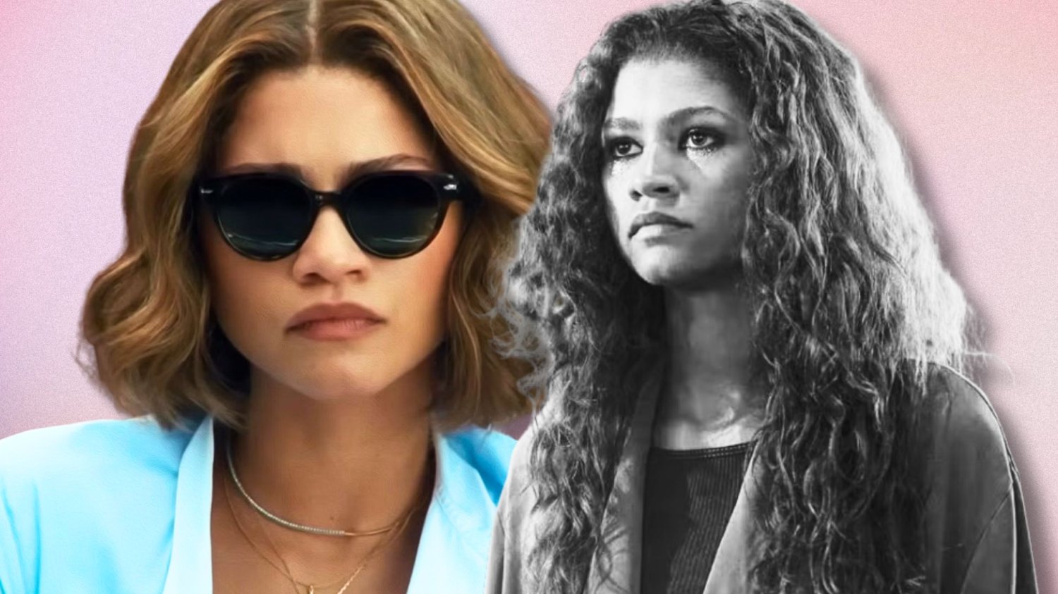 Zendaya jako Tashi w Challengers i Rue Bennett Euforii